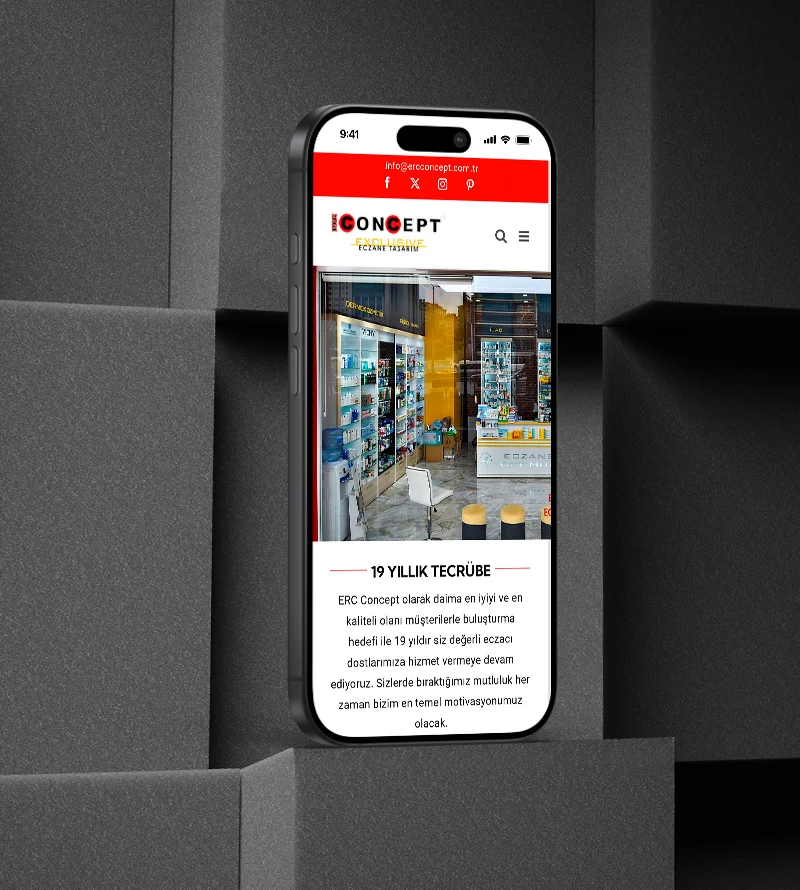 ERC Concept Web Site Tasarımı