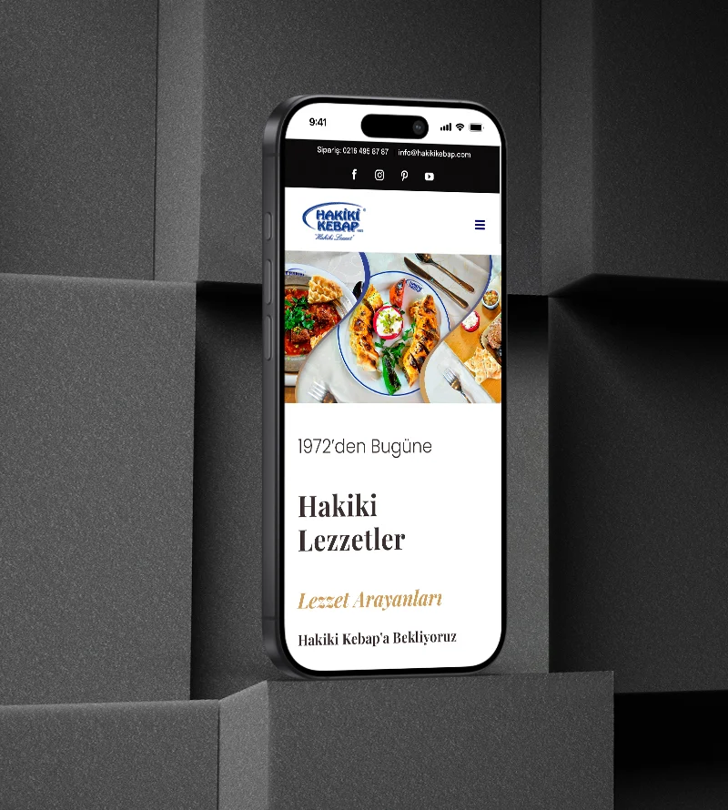 Hakiki Kebap Web Site Tasarımı