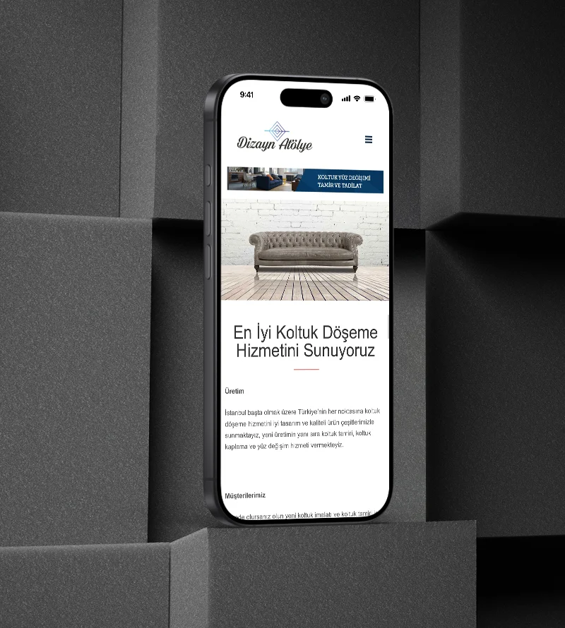 Koltuk Döşeme Firmaları Web Site Tasarımı