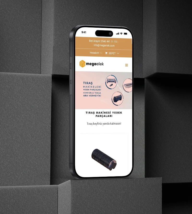 Mega Elek Web Site Tasarımı