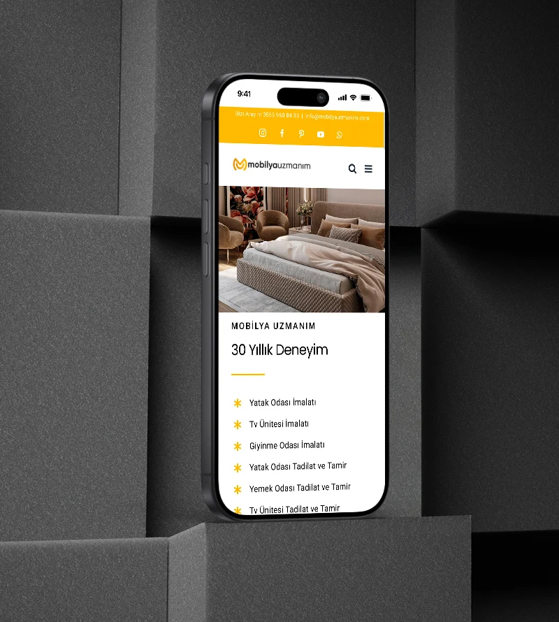 Mobilya Uzmanım Web Site Tasarımı