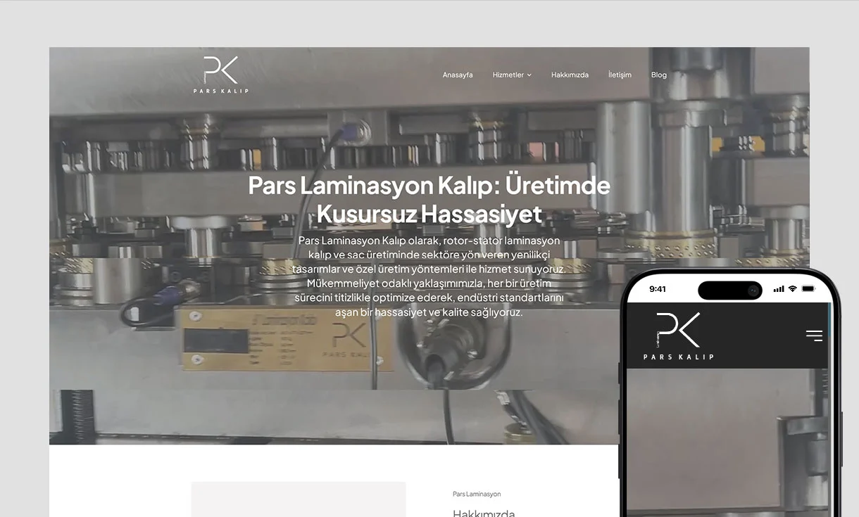 Pars Kalıp Web Site Tasarımı Pars Kalıp Web Site Tasarımı