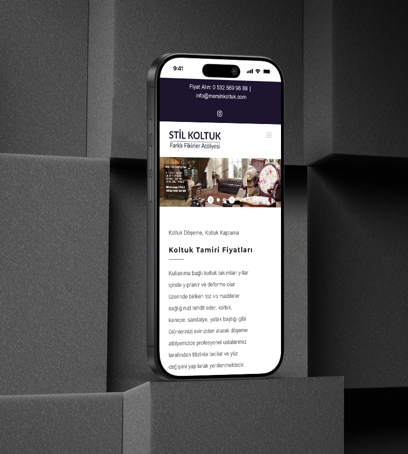 Stil Koltuk Mersin Web Tasarım