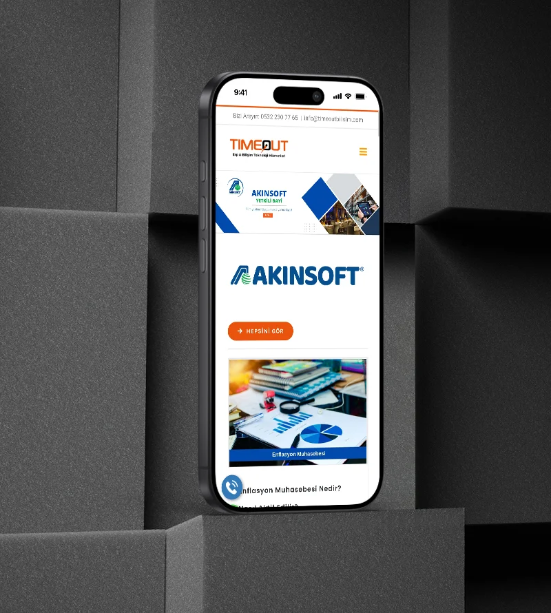 Timeout Bilişim Web Site Tasarımı