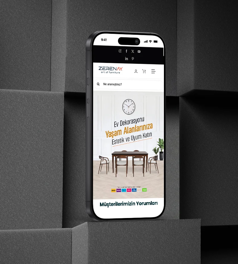 Zerenay Mobilya Web Site Tasarımı Zerenay Mobilya Web Site Tasarımı